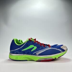 Newton Motion III Blue Green Low Lace Up Running Shoes M000314 Men's Size 8
